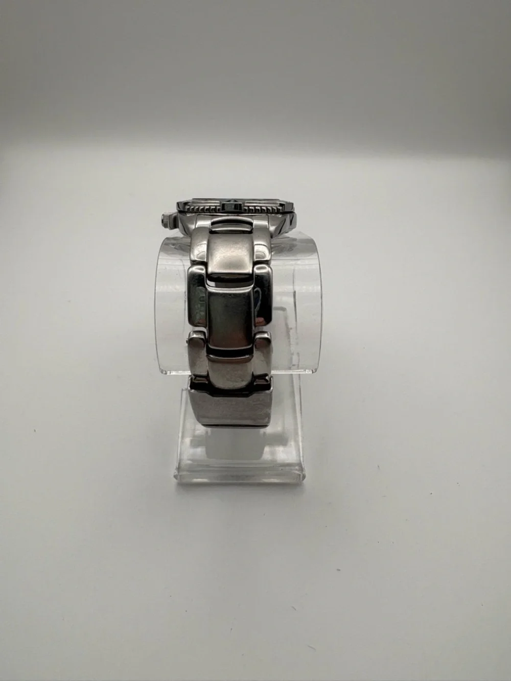 Fossil Steel‎ Women’s Silver Stainless Steel Watch Date Dial FS-2525